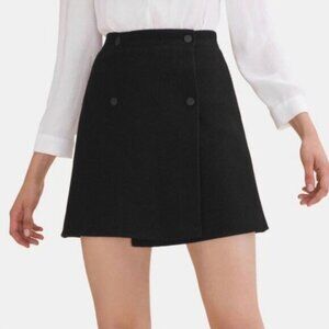 Maje Janala Mini Wool-Blend Wrap Skirt